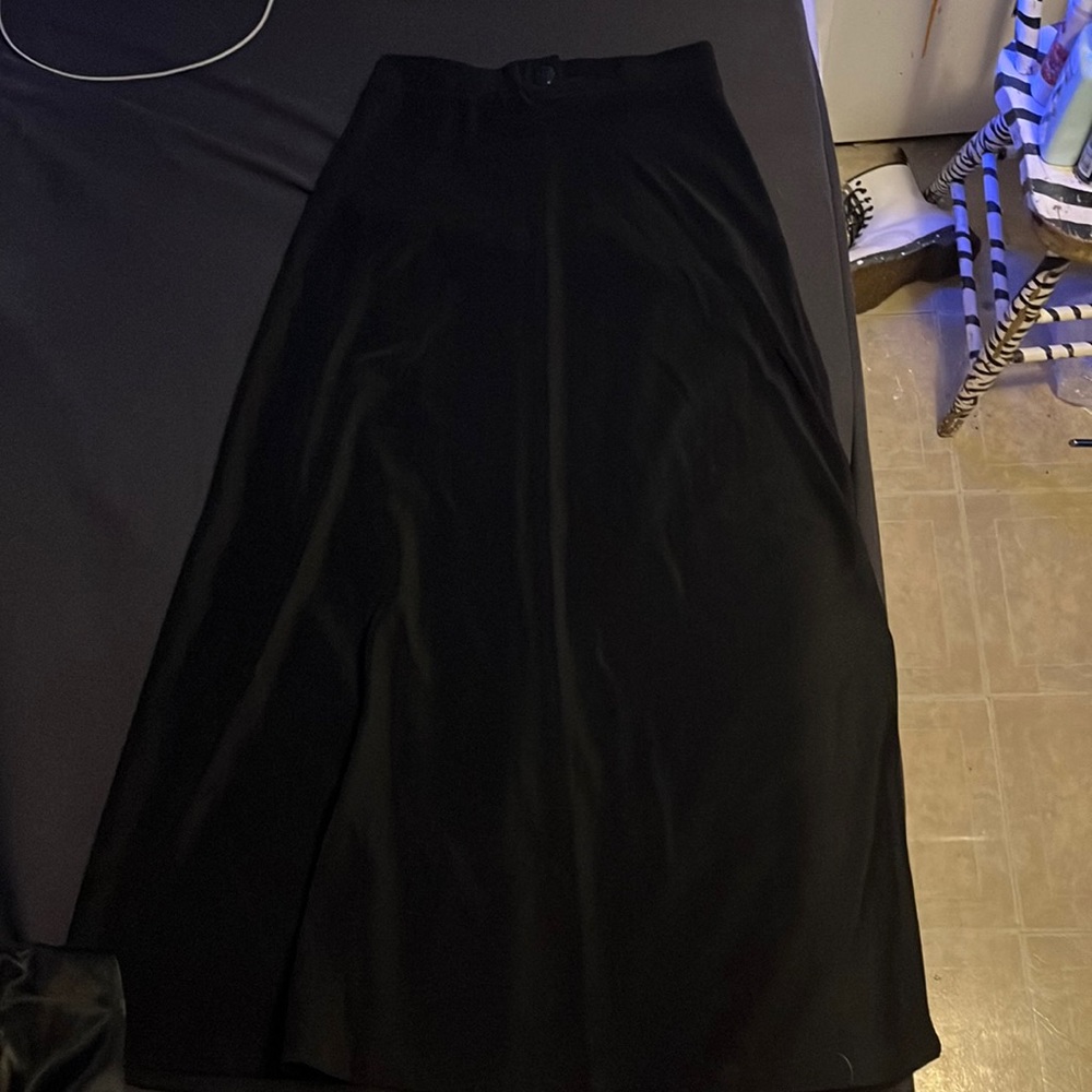 Black maxi skirt